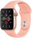 Apple Watch Series 5 40mm Gold Aluminum Case with Sport Band GPS Cellular