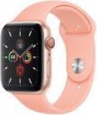 Apple Watch Series 5 44mm Gold Aluminum Case with Sport Band GPS Cellular