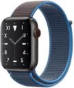 Apple Watch Series 6 40mm Space Black Titanium Case with Apple OEM Band A2293 GPS Cellular