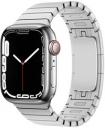 Apple Watch Series 7 41mm Silver Stainless Steel Case with Link Bracelet A2475 GPS Cellular