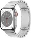 Apple Watch Series 8 45mm Silver Stainless Steel Case with Link Bracelet A2774 GPS Cellular