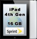 Apple iPad 4th Generation 16GB Wi-Fi 4G Sprint Retina Display A1460