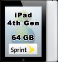 Apple iPad 4th Generation 64GB Wi-Fi 4G Sprint Retina Display A1460