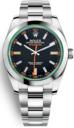 Rolex Milgauss Black Dial Green Sapphire Crystal 116400GV